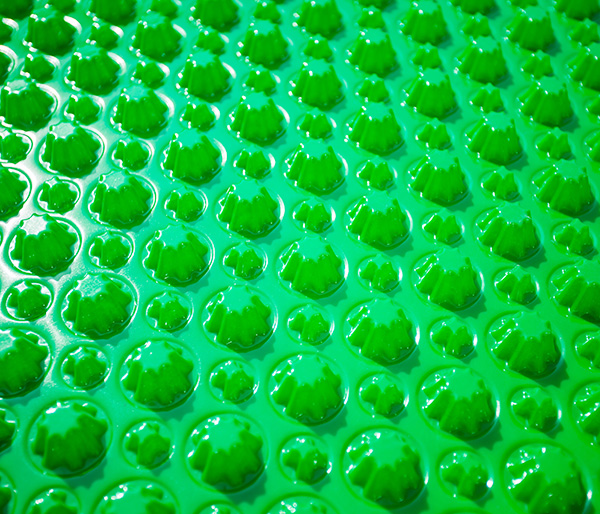 PVC排水板15型 綠色